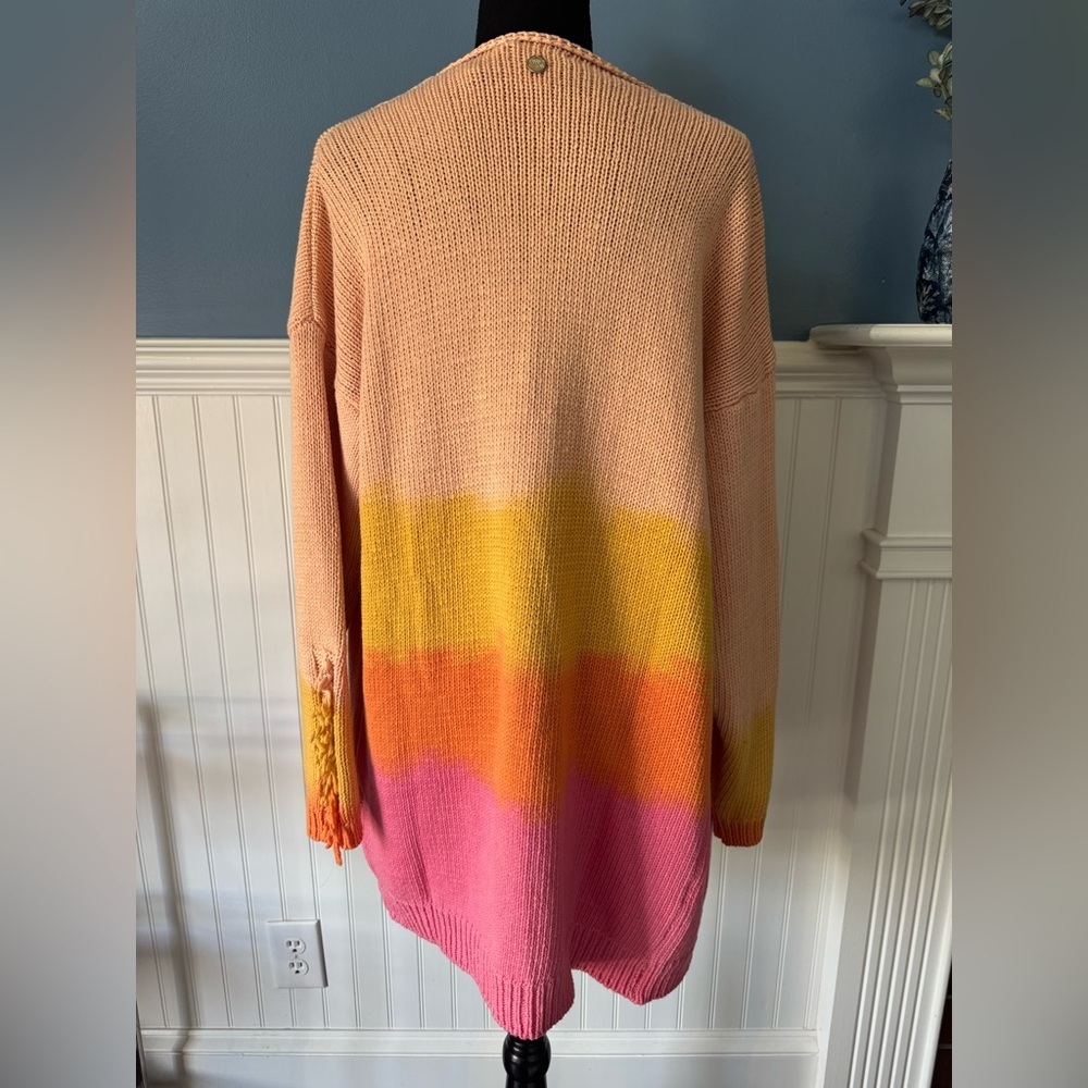 NWT DX Collection Vibrant Gradient Open Cardigan … - image 5